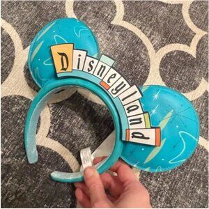 New Retro Disneyland Marquee Ear Headband // Disney World Disneyland